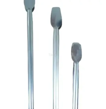 3 Farklı Boyda Paslanmaz Çelik Şef Mangal Barbekü Maşa Seti Kömür Izgara Maşa Seti - 23/31/36 Cm