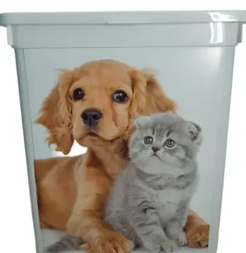 Evcil Hayvan Kuru Mama Saklama Kutusu Kedi Köpek Kuru Mama Kabı