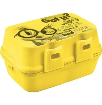 Lisanslı Tweety Master Lunch Box Plastik Beslenme Kabı Kutusu