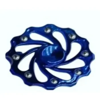 Renkli Metal Stres Çarkı 8 Toplu Uzun dönen 9 cm