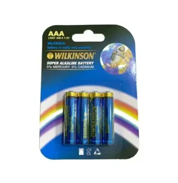 Wılkınson Aaa Lr03 Am-4 4lü 1.5 V Süper Alkalin Ince Pil