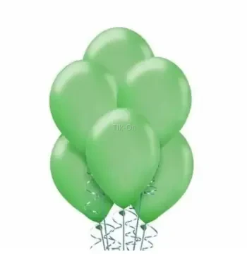 Yeşil Metalik Balon 20 Adet