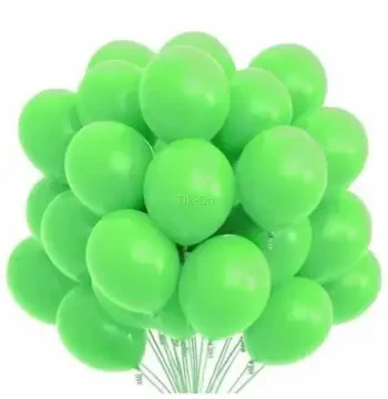 Yeşil Pastel Balon 20 Adet