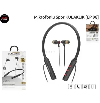 Ep98 Boyun Askili Bluetooth Kulaklik (30saat)