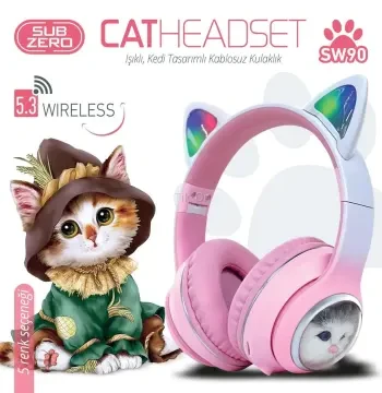 Sw90 Kedi̇li̇ Bluetooth Kulaklik