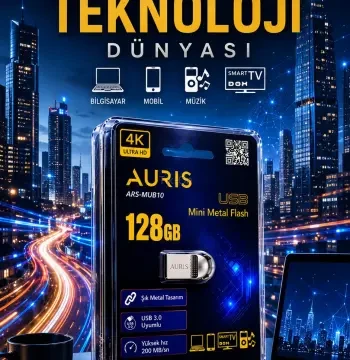 Auris 128gb Mi̇ni̇ Flash Bellek
