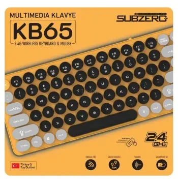 Kb65 Kablosuz Klavye Mouse Set