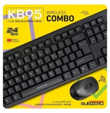 Kb95 Kablosuz Klavye Mouse Set
