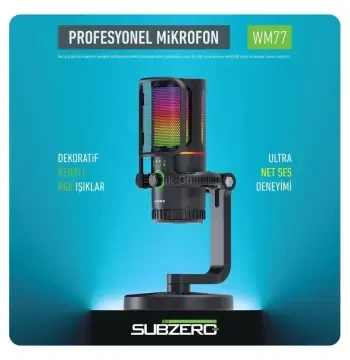 Wm77 Profesyonel Mi̇krofon