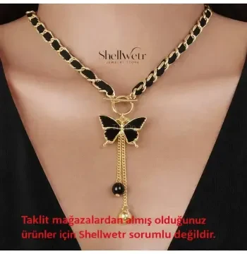Sophia Kadın Kolye | Kelebek Detaylı | Zamansız & Zarif Stil SOPHIAKELOKOLYE1, one size