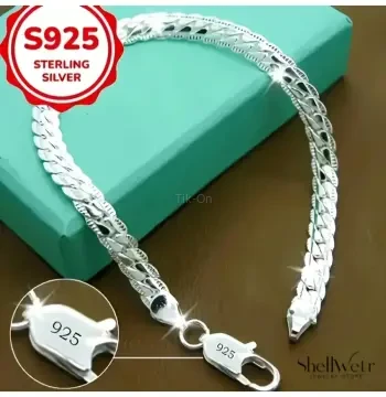 Unisex Bileklik Soft Gümüş Kaplama Unisex Bileklik Sevdiklerinize ve kendinize en özel hediye